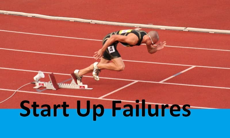 startup failure, startup running, startup