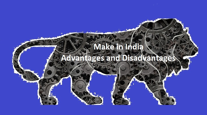 make in India logo advantages disadvantages