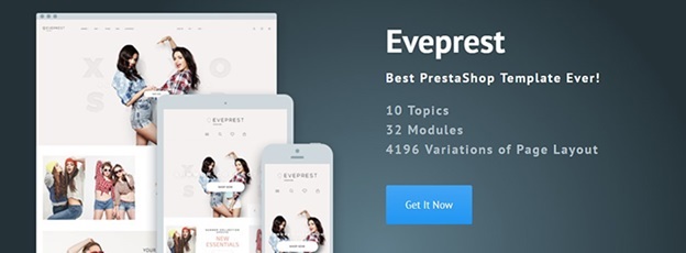 eveprest theme PrestaShop, template monster
