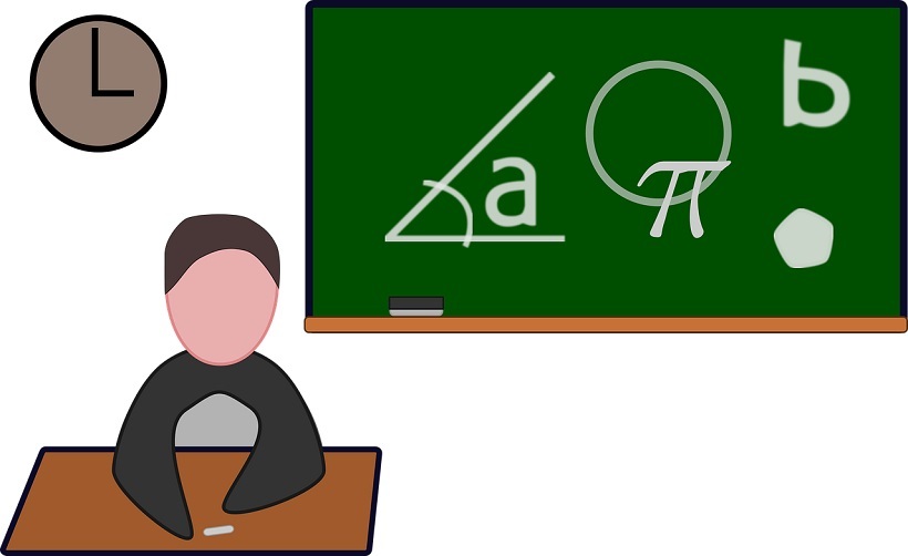 mathematics class black board solution start tutoring business