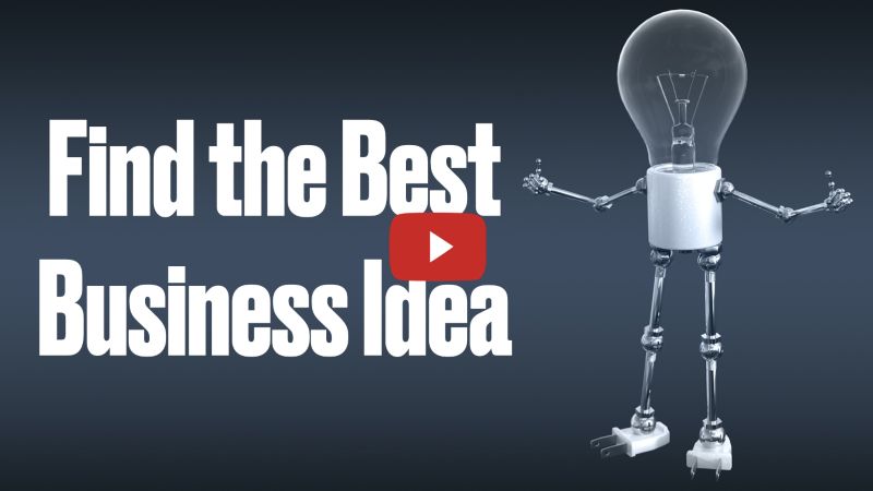 best business idea, idea bulb, bulb man